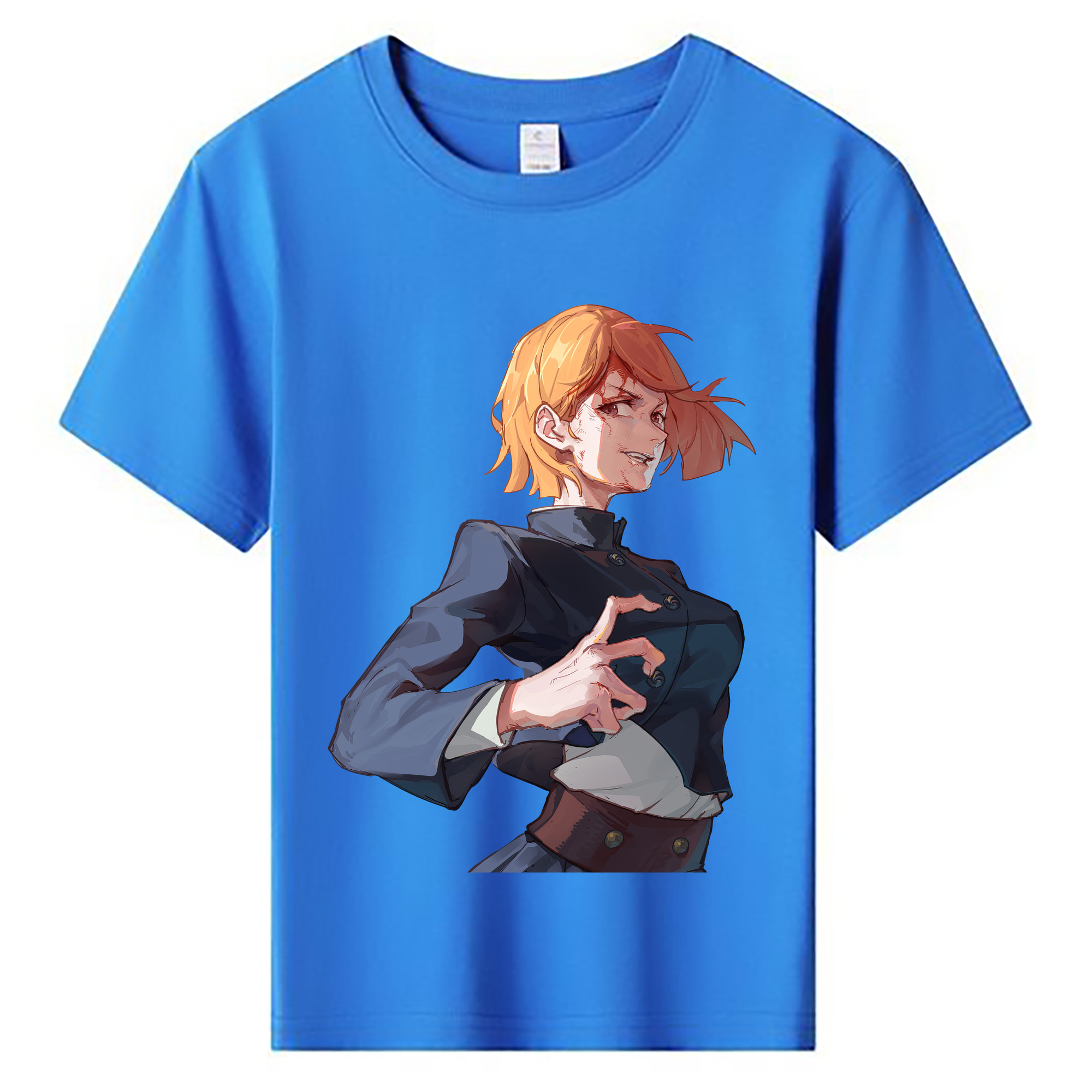 （画像用） 呪術廻戦 Jujutsu Kaisen 綿100％キッズTシャツ（フロントプリント）